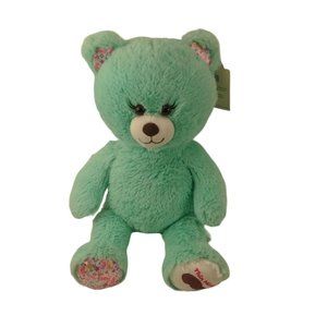 Build a Bear Workshop Girl Scouts Teal Thin Mints Teddy Bear Plush16" BAB